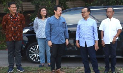 Sekretaris Kementerian Koordinator Bidang Perekonomian, Susiwijono Moegiarso meninjau perkembangan Kawasan Ekonomi Khusus (KEK) Nongsa Digital Park