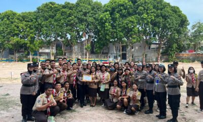 Polwan Polresta Barelang Goes To School Dalam Rangka Hari Jadi Polwan Ke-75