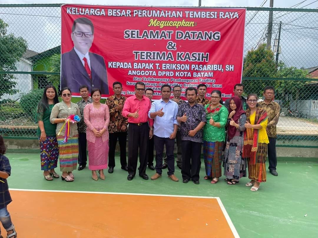 Anggota Komisi I DPRD Batam Tohap Erikson Pasaribu,SH Buktikan Komitmenya Untuk Peningkatan Insfratruktur.