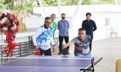 Ardi perkuat Tim Tenis Meja Kontingen Disbudpar pada tournamen HUT Korpri Kota Batam ke 52.Yakin Juara Tenis Meja Jadi Milik Disparbud.