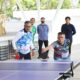 Ardi perkuat Tim Tenis Meja Kontingen Disbudpar pada tournamen HUT Korpri Kota Batam ke 52.Yakin Juara Tenis Meja Jadi Milik Disparbud.