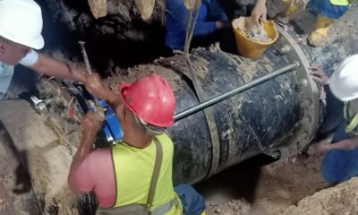 Penyambungan Pipa Depan Kongkow Telah Selesai, Air Akan Kembali Normal Secara Bertahap