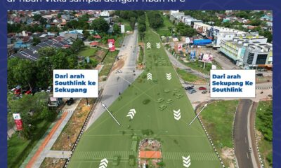 Quick Response BP Batam Lakukan Penanganan pada Jalan Amblas Gajah Mada – Tiban, Masyarakat Dihimbau Tetap Berhati-hati