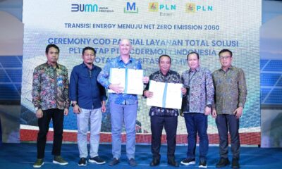 Wujudkan Energi Terbarukan, PLN Batam Mengoperasikan Layanan Total Solusi PLTS Atap PT Mc Dermott Indonesia secara Parsial