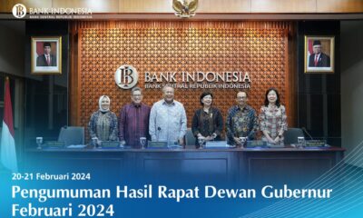 Dewan Gubernur (RDG) Bank Indonesia Pertahankan BI Rate Sebesar 6,00 %