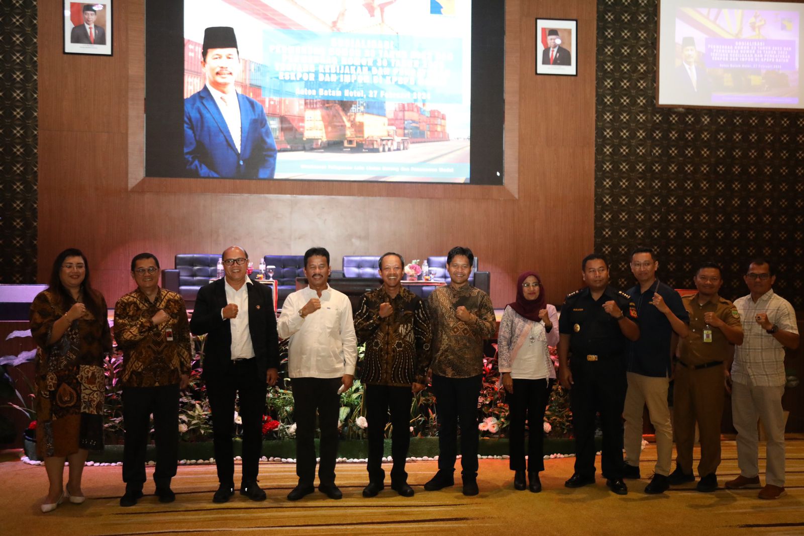 Jamin Kemudahan Berusaha, ⁠Kepala BP Batam Buka Sosialisasi Permendag Nomor 23 dan 36 Tahun 2023 Tentang Peraturan Ekspor dan Impor di KPBPB Batam
