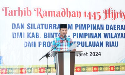 Hadiri Tarhib Ramadan di Bintan, Muhammad Rudi Ajak Masyarakat Jaga Kekompakan
