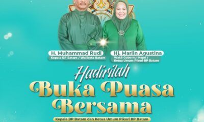 Muhammad Rudi Undang Masyarakat Batam Hadiri Buka Puasa Bersama di Dataran Engku Putri