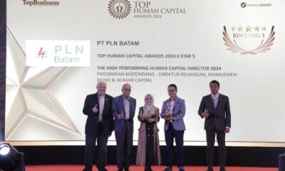 PLN Batam Raih Penghargaan Bergengsi ”TOP Human Capital Awards 2024”.