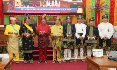 Rapat Paripurna HariJadi Batam ke -195, Rudi Berharap Pembangunan yang Berkelanjutan.