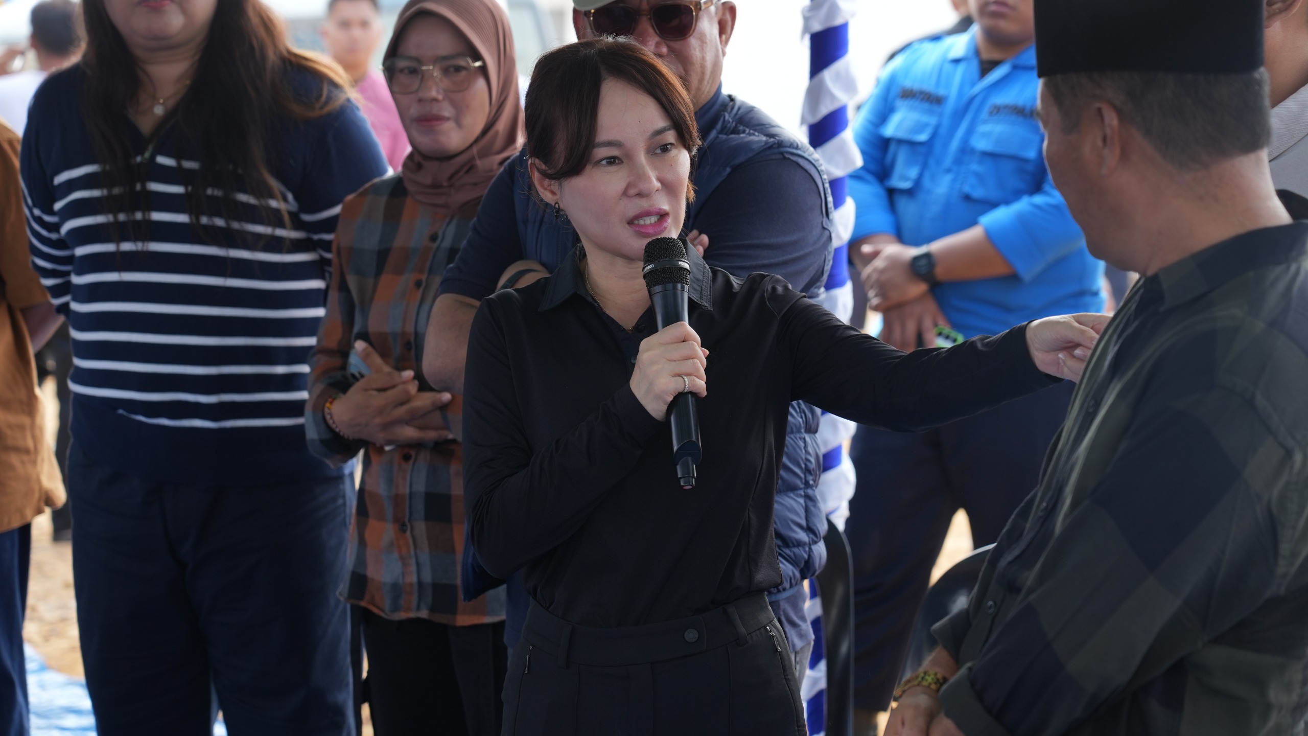Wakil Kepala BP Batam Dampingi Menteri Transmigrasi Kunker hari Kedua di Kawasan Rempang.