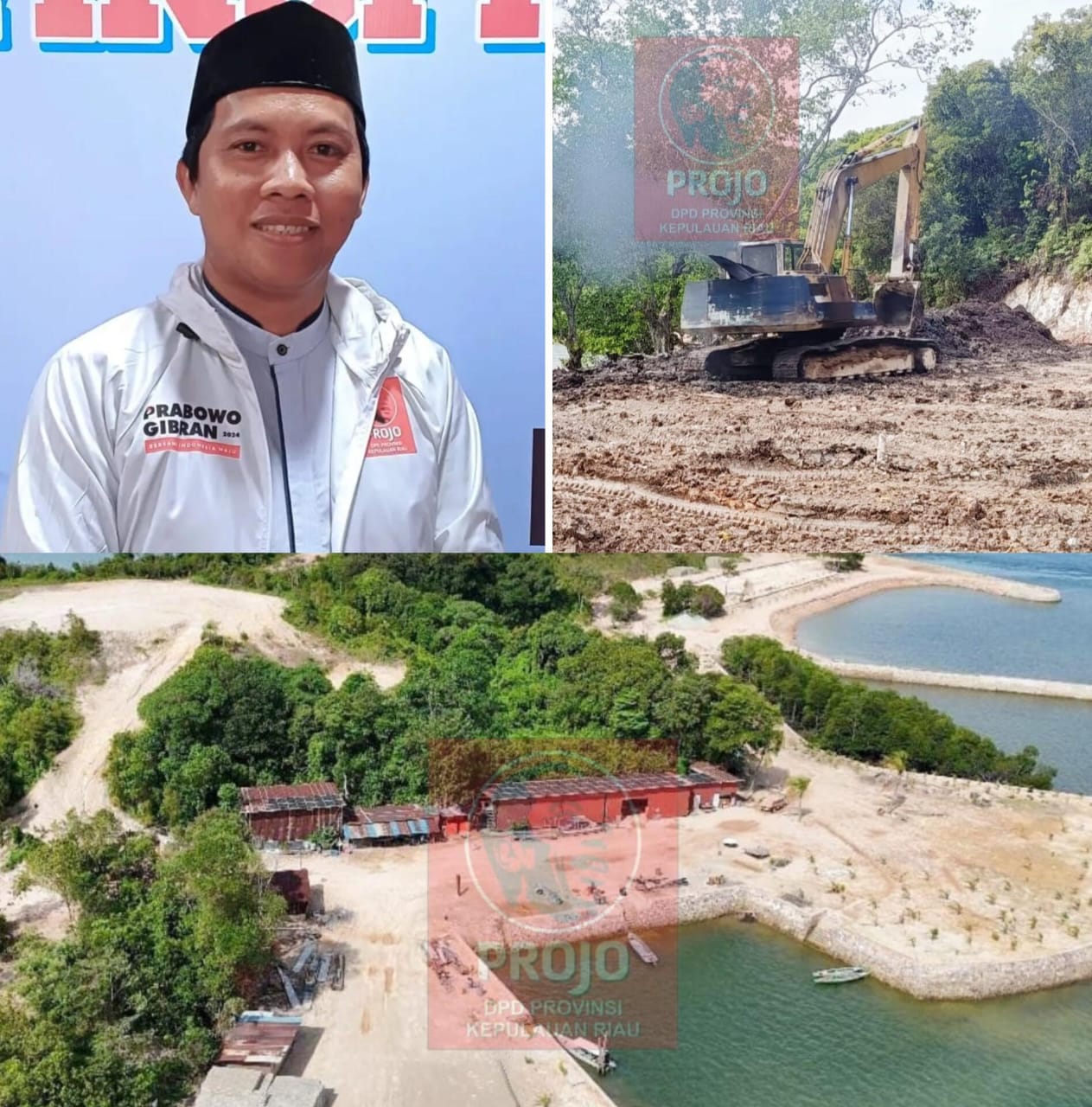 Bungkam Soal Reklamasi di Pial Layang dan Kapal Besar, PSDKP Batam dan Instansi Terkait Dipertanyakan Projo Kepri