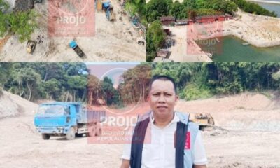Projo Kepri Mengungkap Skandal Aktivitas Reklamasi di dua Pulau Pial Layang dan Pulau Kapal Besar, Herdiansyah Ada Nama Hartono Dibaliknya.