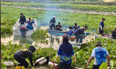 Aksi BP Batam Bersihkan Waduk Duriangkang, Jaga Kualitas Sumber Air