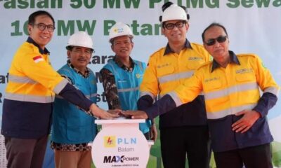 Hari Listrik Nasional ke-80, PLN Batam dan Maxpower Indonesia Resmikan Pengoperasian 50 MW PLTMG