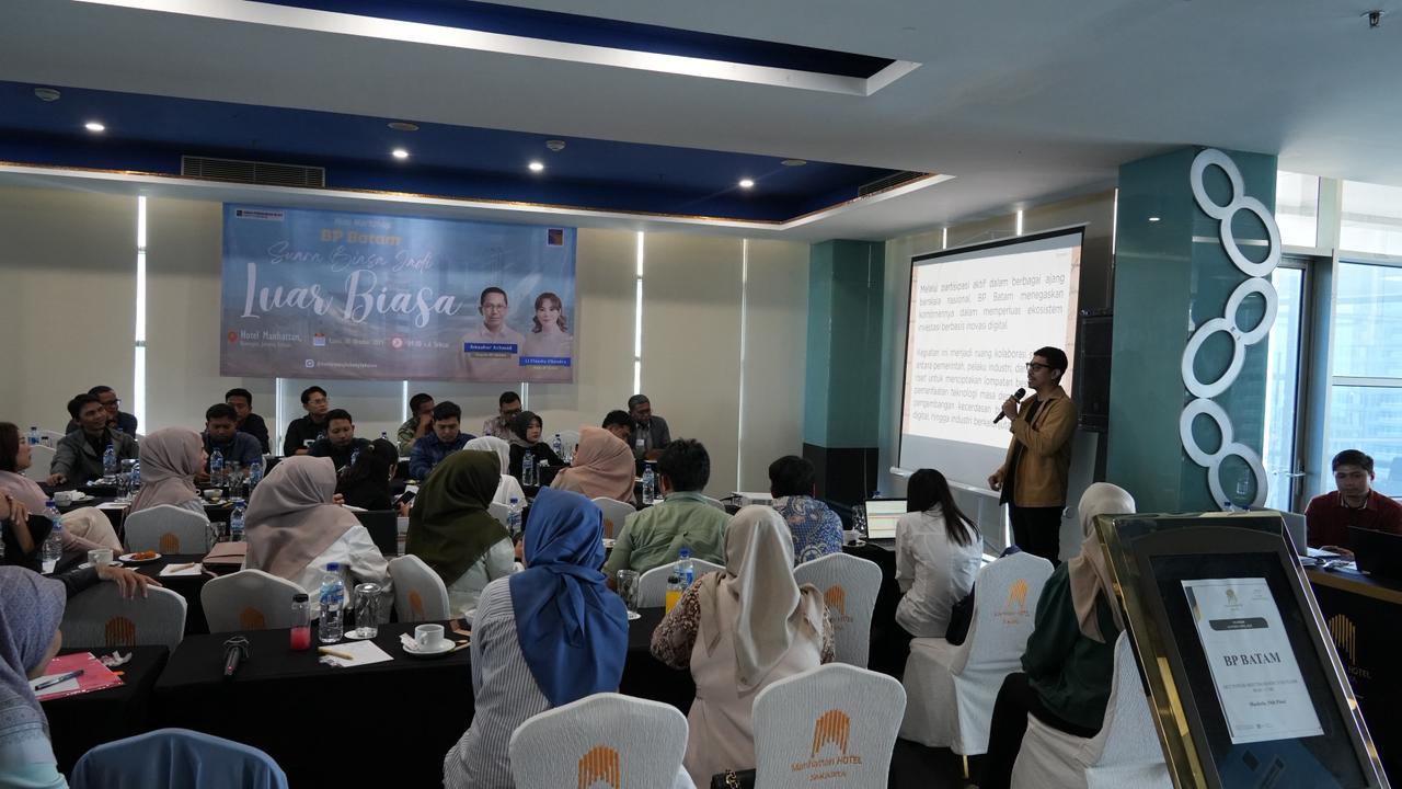 Mini Workshop Voice Over, Upaya BP Batam Cetak SDM Kreatif untuk Kegiatan Promosi Kota Batam