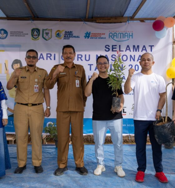 Panbil Residence Serviced Apartment Tanam Ratusan Bibit Pohon di SMKN 11 Sagulung Peringati Hari Guru Nasional 2025