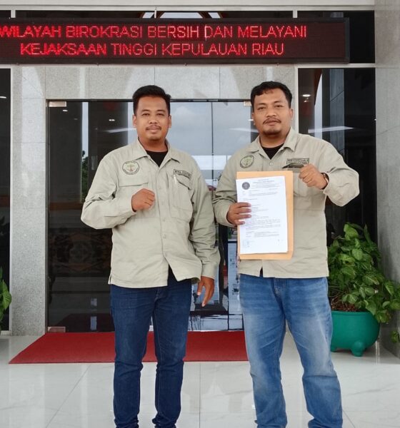 GHLHI Kepri Laporkan Dugaan Tindak Pidana Lingkungan ke Kejati Kepri