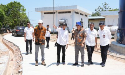 Hari Pertama Kerja, Amsakar Achmad Tinjau Sejumlah Proyek Pembangunan