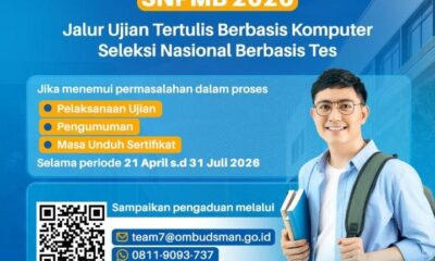 Ombudsman Kepri Buka Posko Pengaduan SNPMB 2026, Awasi Pelaksanaan UTBK-SNBT