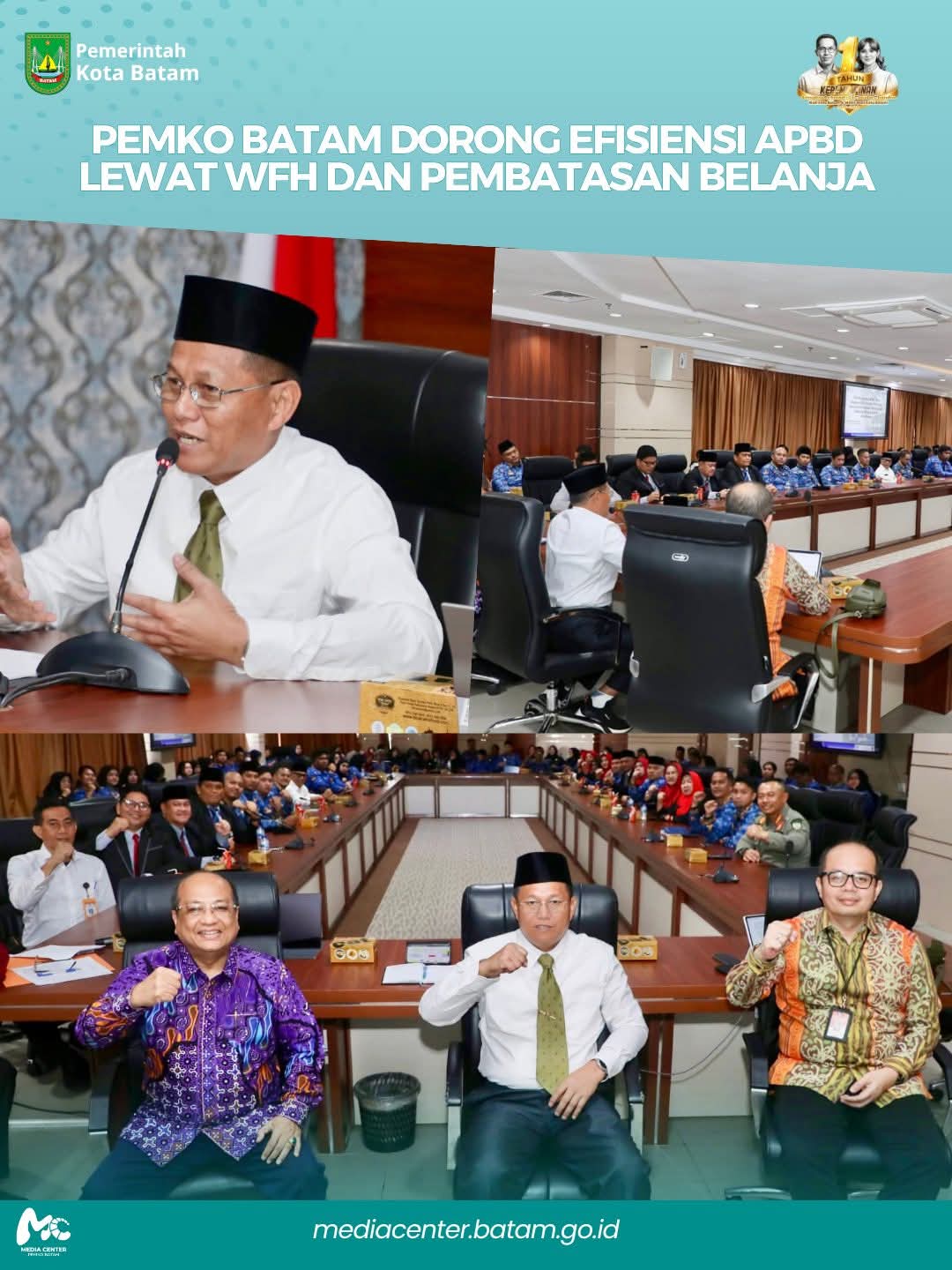 Sekda Batam Tegaskan Pelayanan Publik Tetap Prioritas di Tengah Efisiensi Anggaran