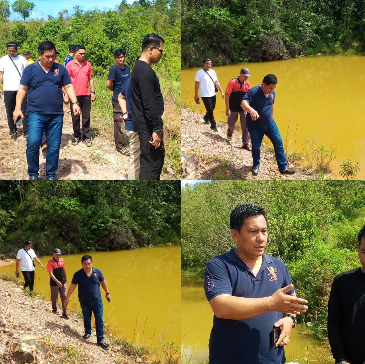 Anggota DPRD Batam, Jimmi Siburian Tinjau Lokasi Tenggelamnya Dua Anak di Tanjung Piayu