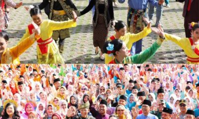 Hardiknas 2026 di Batam Meriah, Ribuan Pelajar Tampilkan Zapin Ngenang di Dataran Engku Putri