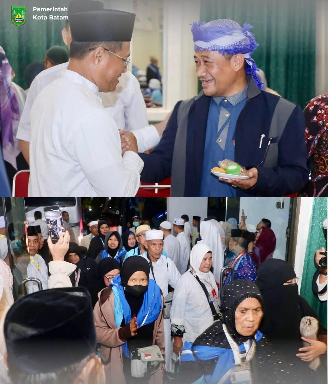 442 Jemaah Haji Kloter 1 Debarkasi Batam Tiba di Tanah Air, Disambut Sekda Firmansyah