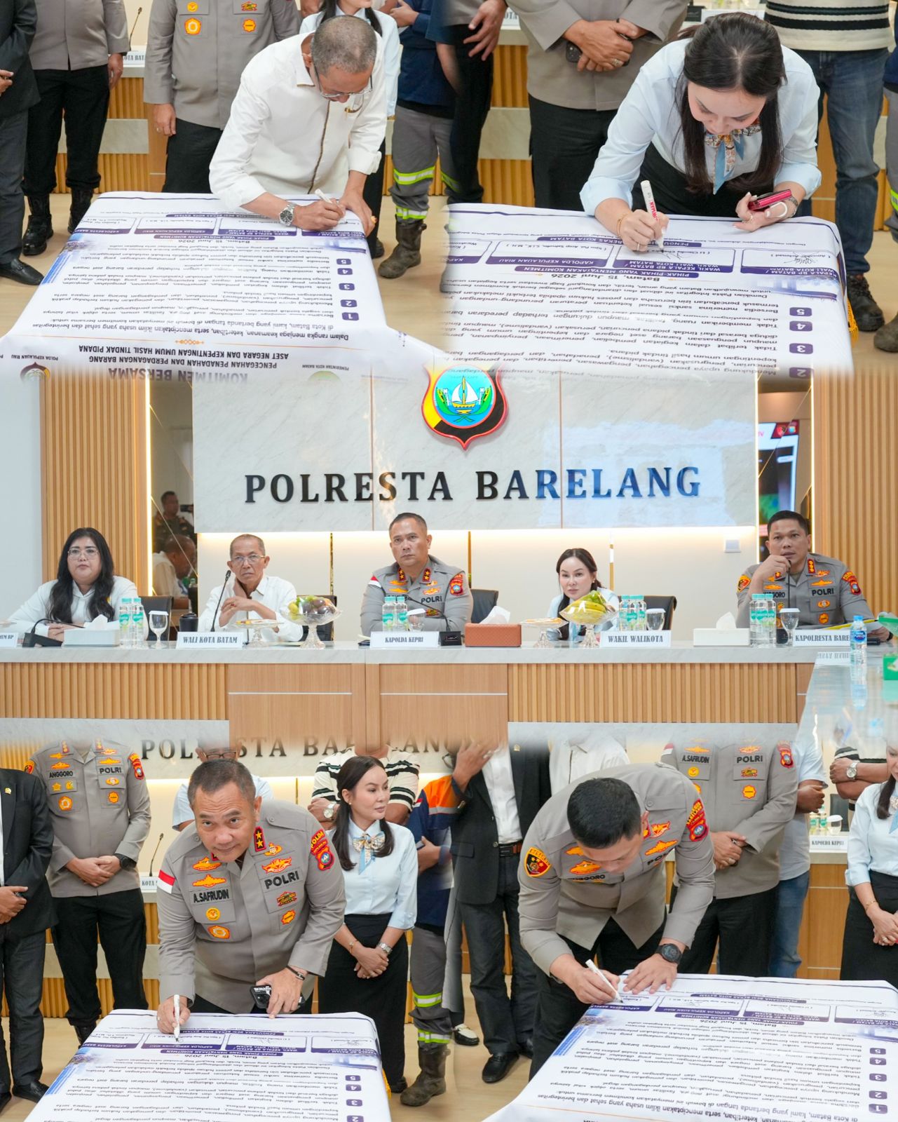 Putus Mata Rantai Pencurian Aset Publik dan Vandalisme, BP Batam Teken Pakta Integritas Bersama Polda Kepri dan Pelaku Usaha Scrap