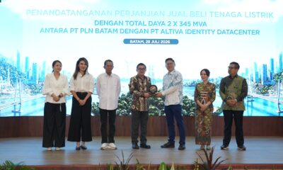 PLN Batam dan Altiva Identity Datacenter Tandatangani PJBTL 2 x 345 MVA, Perkuat Batam sebagai Pusat Ekonomi Digital