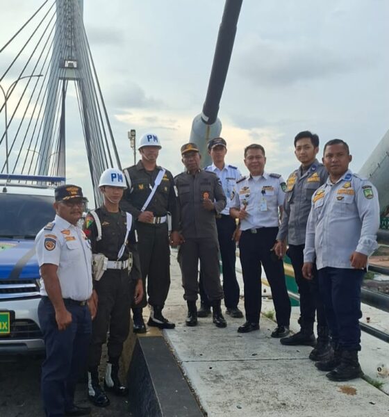Patroli Gabungan Tertibkan Parkir Di Jembatan Barelang