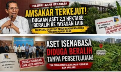 Tim Peduli Isenabasa Temui Amsakar, Dugaan Pengalihan Aset 2,3 Hektare Bikin Kepala BP Batam Terkejut