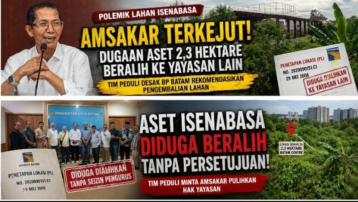 Tim Peduli Isenabasa Temui Amsakar, Dugaan Pengalihan Aset 2,3 Hektare Bikin Kepala BP Batam Terkejut