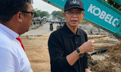 Amsakar Achmad Turun Lapangan, Pastikan Perbaikan Pipa Muka Kuning Rampung