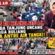 Krisis Air Melanda Batu Aji, Warga Tanjung Uncang hingga Buliang Rela Antre Air Tangki