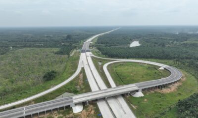 Lakukan Pemeliharaan Oprit Jembatan Batang Serangan, Hutama Karya Uji Coba Contraflow di KM 55 Tol Binjai - Langsa