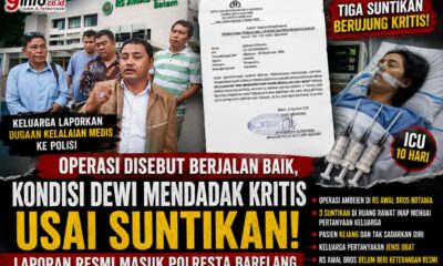 Operasi Disebut Berjalan Baik, Kondisi Dewi Mendadak Kritis Usai Suntikan: Laporan Resmi Masuk Polresta Barelang
