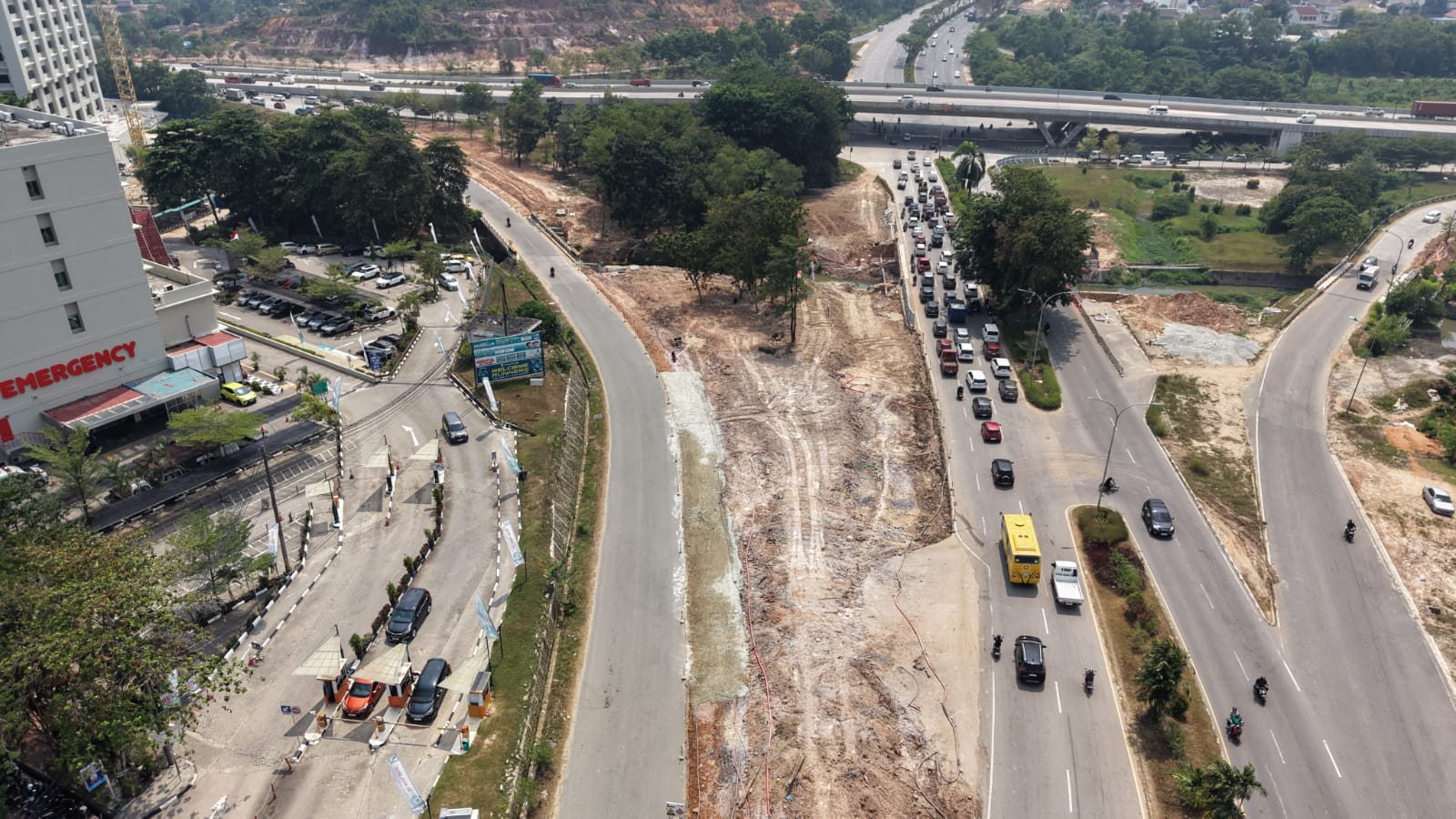 Progres Capai 39,194 Persen, BP Batam Percepat Peningkatan Jalan Landing Point Fly Over – Simpang Lalan Madani