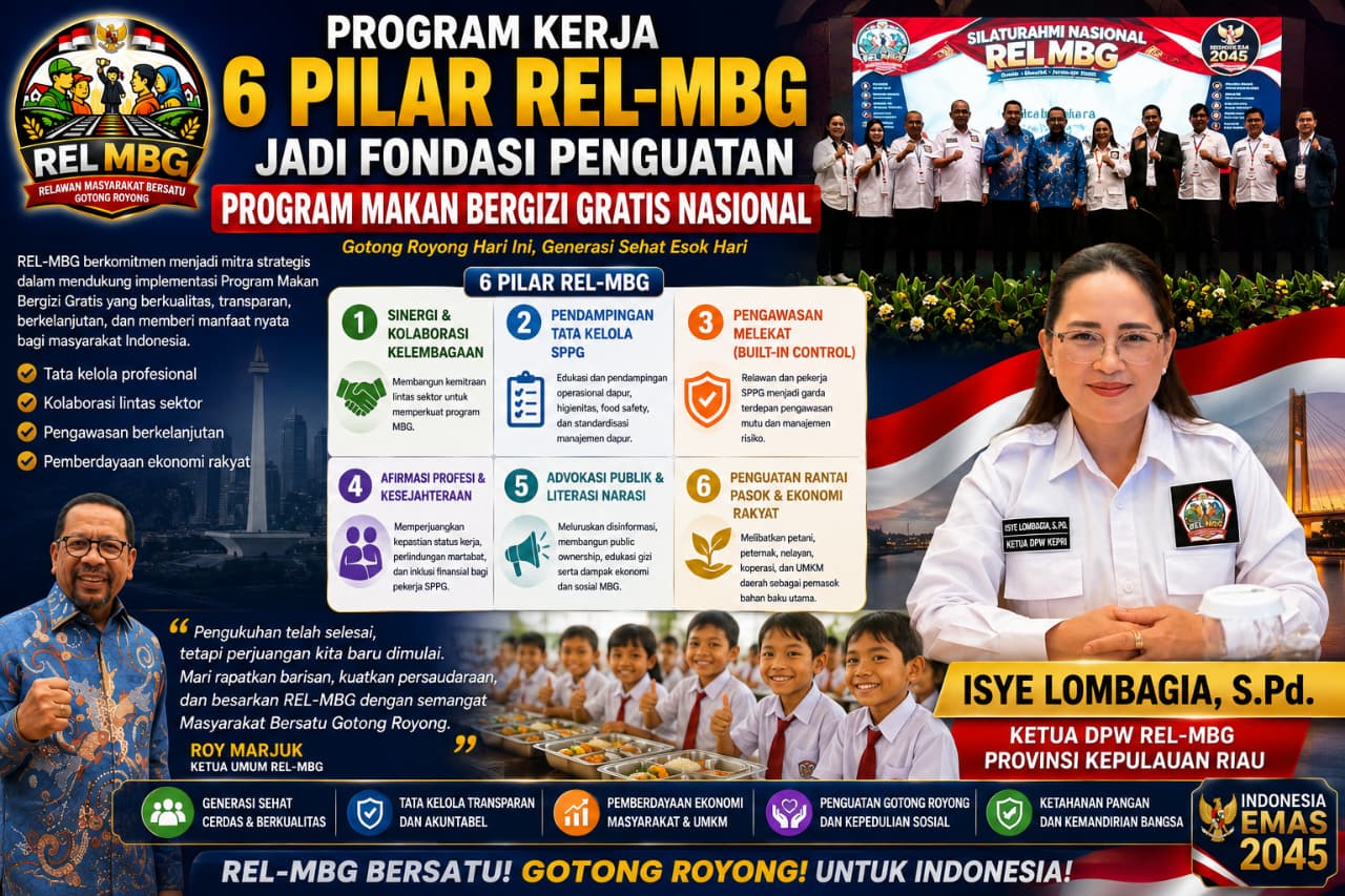 REL-MBG Siapkan 6 Pilar Program Kerja, Perkuat Ekosistem Makan Bergizi Gratis hingga Daerah
