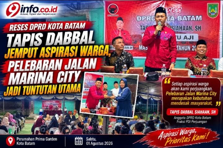 Warga Prima Garden Desak Pelebaran Jalan Marina City, Tapis Dabbal Siahaan Siap Perjuangkan ke Pemko Batam