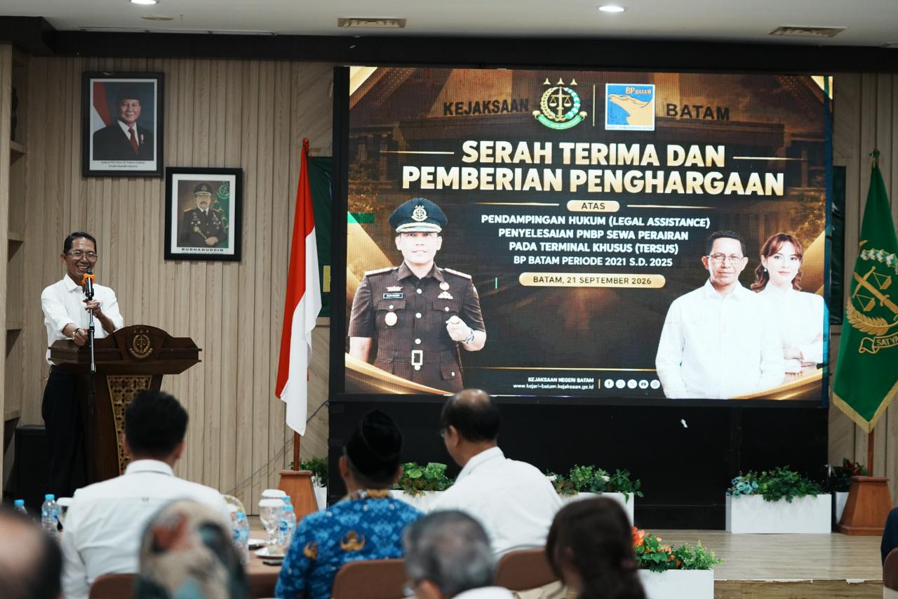 Sinergi BP Batam dan Kejari Batam, Rp18,82 Miliar PNBP Sewa Perairan Tersus Berhasil Diselesaikan