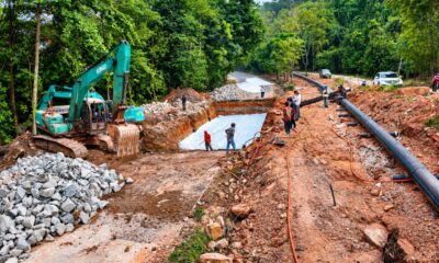 BP Batam Kebut Perbaikan Jalan Depan Hotel Vista, Masyarakat Diimbau Berhati-Hati