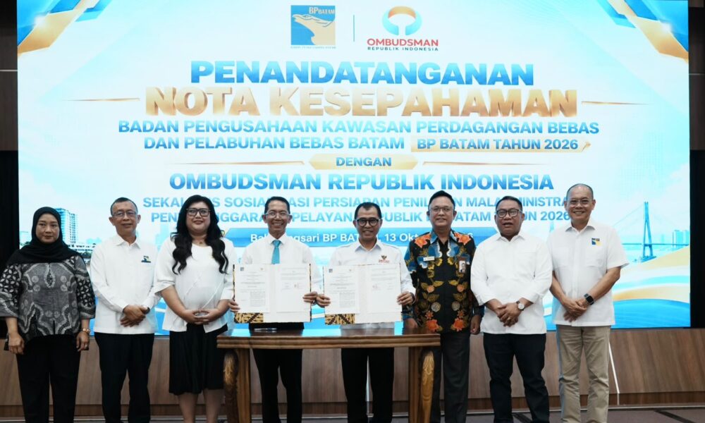 BP Batam dan Ombudsman RI Perkuat Pengawasan Pelayanan Publik