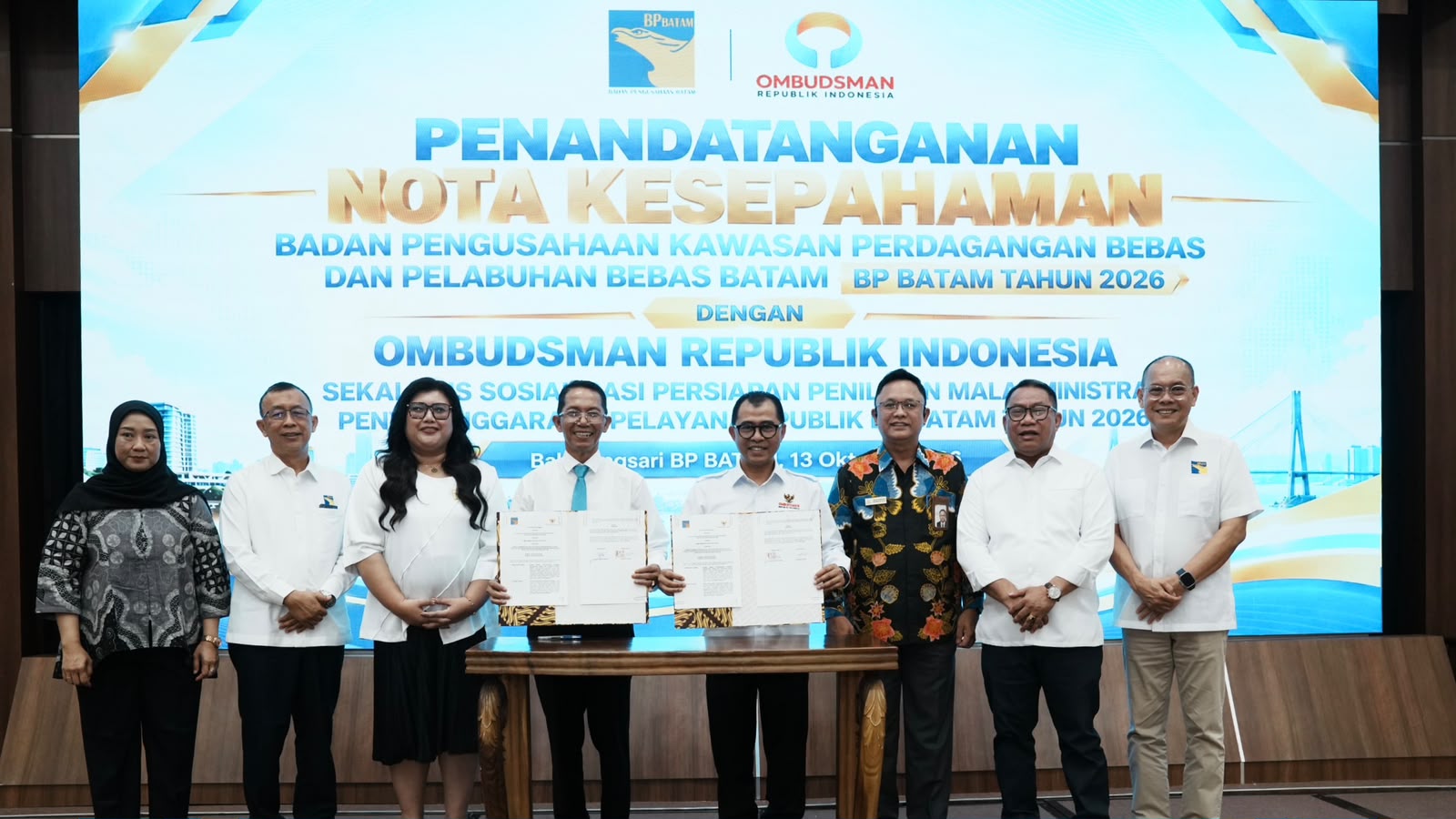 BP Batam dan Ombudsman RI Perkuat Pengawasan Pelayanan Publik